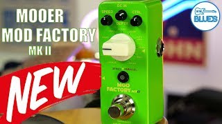 Mooer Mod Factory MKII 11 Mode Modulation Pedal [upl. by Hobie569]