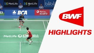 BCA Indonesia Open 2017  Badminton F – Highlights [upl. by Dickenson372]