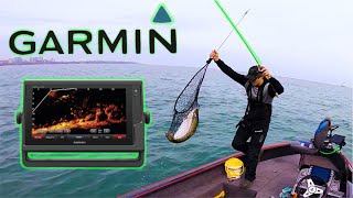 Spring Brown Trout Milwaukee Harbor  Garmin LiveScope Test [upl. by Eedeed]