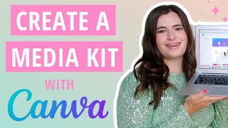 How To Make an Influencer Media Kit FULL Tutorial in Canva 🎨 [upl. by Placido879]