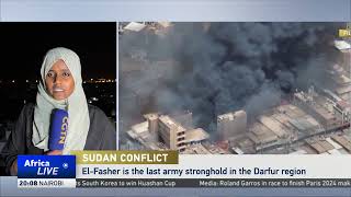 ICC appeals for evidence of war crimes in Darfurs ElFasher [upl. by Felton]