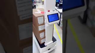 Did you know Material handling can be effortless robots reemanrobot deliveryrobot [upl. by Einnad229]