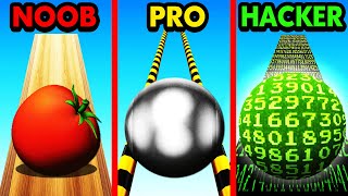 GOING BALLS en NOOB vs PRO vs HACKER [upl. by Asim205]