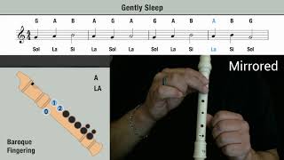 Gently Sleep Recorder Follow Along [upl. by Patrizius]