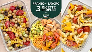 3 IDEE FACILI PER IL PRANZO AL LAVORO Ricetta Facile  Fatto in Casa da Benedetta [upl. by Wilton]