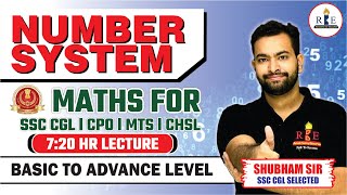 COMPLETE NUMBER SYSTEM Crash course FOR SSC CGL  CRACK SSC CGL IN FIRST ATTEMPT [upl. by Trebleht]