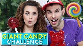 GIANT CANDY CHALLENGE [upl. by Daggna340]