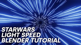 Create the Light Speed Star Wars Effect in Blender amp Eevee Blender Tutorial [upl. by Acilgna]