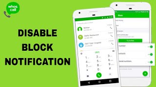 How To Disable Block Notification On Whoscall App [upl. by Yecies877]