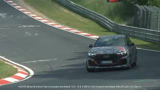 Record drive of the Audi RS Q8 performance on the NürburgringNordschleife [upl. by Ger]