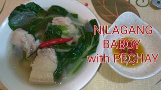 NILAGANG BABOY NILAGANG BABOY with PECHAY [upl. by Lledniuq]