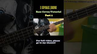 Here Be Lions  I Speak JESUS Bass Cover Play Along Part 1 basscover basstutorial [upl. by Sherm259]