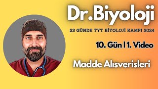 Madde Alışverişleri  23 Günde TYT Biyoloji Kampı yks2024  9 Sınıf [upl. by Raynor19]