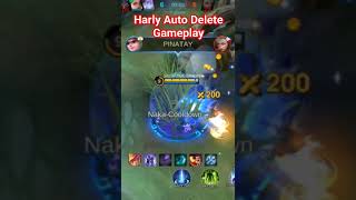 activegamers mlbb mobilelegends mlbbshorts Harley Auto Delete Gameplay😱 Super Burst Damage😱😱😱 [upl. by Issi]