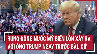 Điểm nóng bầu cử Mỹ Rúng động nước Mỹ biến lớn xảy ra với ông Trump ngay trước bầu cử [upl. by Oeht]