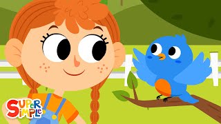 Little Birdie  Morning Music For Kids  Super Simple Songs [upl. by Wauters]