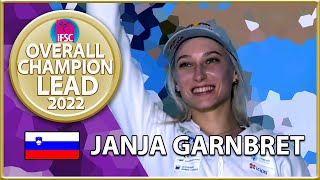 Janja Garnbret  2022  Lead Overall Champion [upl. by Ecirp]