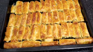 Baklavalık Yufkadan Peynirli Çıtır Börek Tarifi [upl. by Noeled]