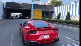 LOUDEST 812 IN INDIA 🇮🇳😳 ferrari 812superfast youtube [upl. by Ronda]