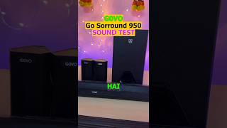 Govo GoSurround 950 Soundbar  Audio Test shorts ytshorts govo soundbar sound bass [upl. by Friedland989]