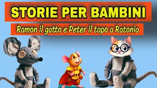 Il gatto e i topi  Storie animate per bambini con morale  Favole di Esopo moderno [upl. by Luba]