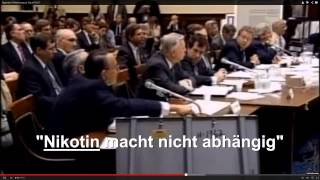 Tabakbosse 1994 quotNikotin macht nicht abhängigquot [upl. by Kayne]