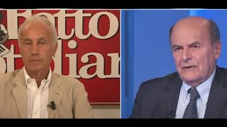 Travaglio a Bersani il declino del bipolarismo nellelettorato italiano [upl. by Pontone444]