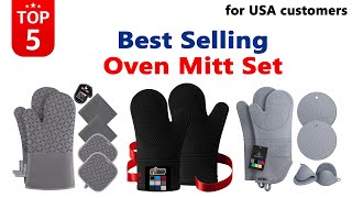 Best Oven Mitt Set in USA 2024 Best Selling Oven Mitt Set Review 2024 [upl. by Euqnomod]