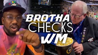 Brotha Checks WM After Accusing Him Of Being At The Wrong Seat At Denver Nuggets Game [upl. by Ibloc]