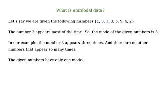 What are unimodal bimodal and multimodal data [upl. by Winser285]