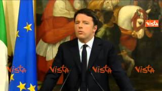 RENZI BANCHE NON STRUMENTALIZZARE MORTI [upl. by Ahsekam]