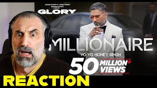 MILLIONAIRE SONG Full Video YoYoHoneySingh  GLORY  BHUSHAN KUMAR  singer reaction [upl. by Nehcterg]