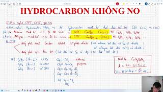 HÓA 11  CHƯƠNG 4  LÝ THUYẾT HYDROCARBON KHÔNG NO FULL [upl. by Cordova762]