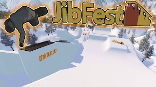 JibFest is UNREAL  Huge Jumps amp Rails  The Snowboard Game [upl. by Camden]