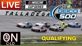 🔴GEICO 500 Qualifying at Talladega Superspeedway Live Nascar Cup Series Play by Play Leaderboard [upl. by Pepin]