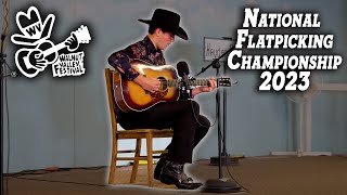 National Flatpick Guitar Championship 2023  Walnut Valley Festival Winfield KS [upl. by Fatma611]