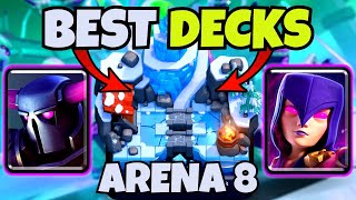 NEW 1 BEST DECK TO BEAT ARENA 8 IN CLASH ROYALE 2024 [upl. by Bruno282]