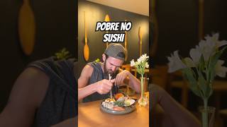 POBRE COMENDO SUSHI KKKKKK humor rir comedia memes [upl. by Lidda]