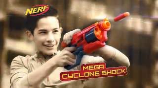 Pistolet Nerf Mega Elite Cyclone de Hasbro [upl. by Frolick]