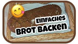 Einfaches Brot backen 🍞😋 [upl. by Ikcin]