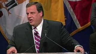 Chris Christie Inauguration  NJN News [upl. by Joacimah398]