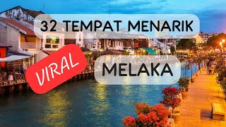 32 TEMPAT PERCUTIAN MENARIK DI MELAKA  CUTI MELAKA [upl. by Ghassan]