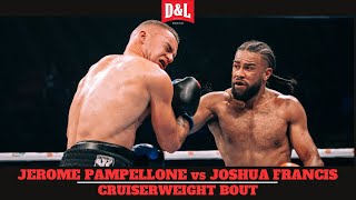 Jerome Pampellone vs Joshua Francis  IBF Australasian Cruiserweight Title [upl. by Nevaed]