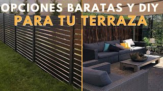 Todos los Cerramientos para Terraza Baratos que puedes Hacer 25 Ideas Diferentes [upl. by Nirak328]