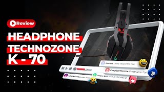 Techno Zone K 70 Gaming Headphone [upl. by Jacintha]