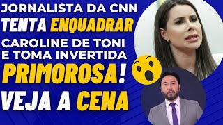 😮IMPERDÍVEL CAROLINE DE TONI ARREBENTA EM ENTREVISTA E FALA SOBRE CRESCIMENTO DA DIREITA [upl. by Heath589]