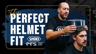 John Short Visits Helmet House To Get The Perfect Shoei Fitment with SHOEI PFS [upl. by Simons]