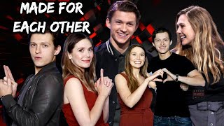 Tom Holland and Elizabeth Olsen Praising and Talking About Each Other [upl. by Holladay9]