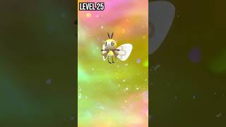 Cutiefly  Ribombee  Evolution in Pokemon Scarlet amp Violet pokemon evolution shorts [upl. by Verge]