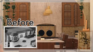 RENOVATING the starter MANSION in Bloxburg w Capdo [upl. by Nortal]